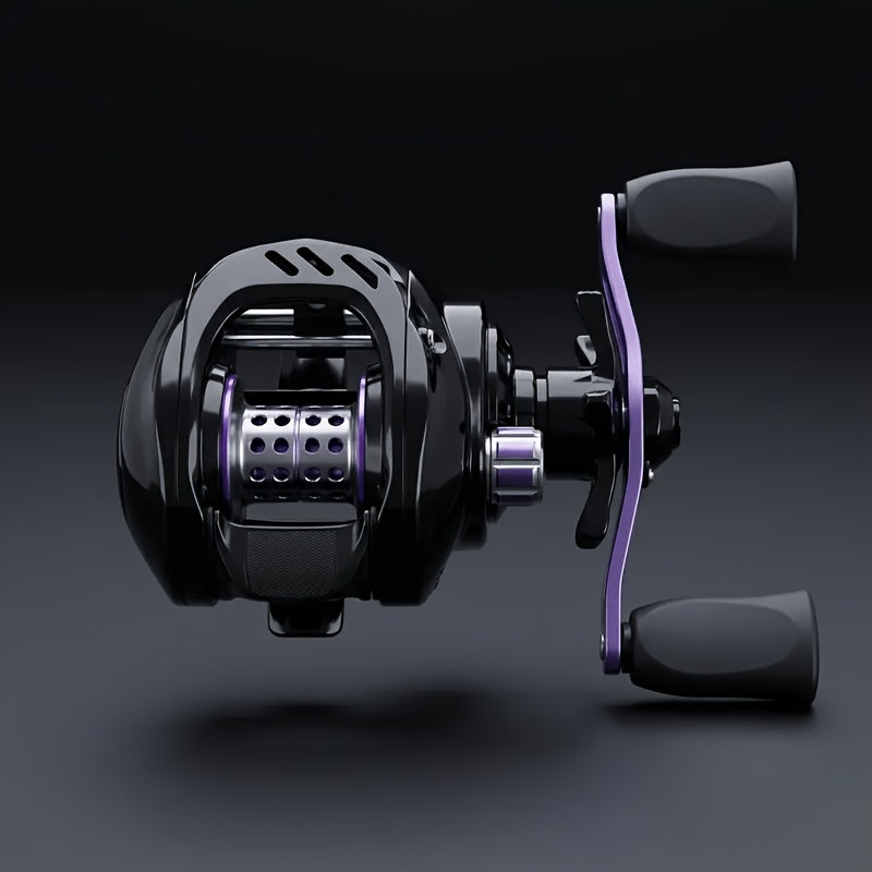 Baitcasting Reel 7.2:1 High-Speed Gear Ratio | 5+1 Ball Bearings 17.64LB Max Drag | Lightweight Freshwater Saltwater Bass Fishing Reel | Left & Right Hand - product image 3