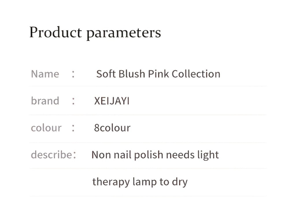 Gel Nail Polish Set 8 Colors Semi-Permanent Soak-Off LED Cure Long-Lasting Manicure Kit - 0.51oz Each Bottle Gentle Pink Shades 001-008 DIY Home Salon Nail Art Gift for Women - product image 20