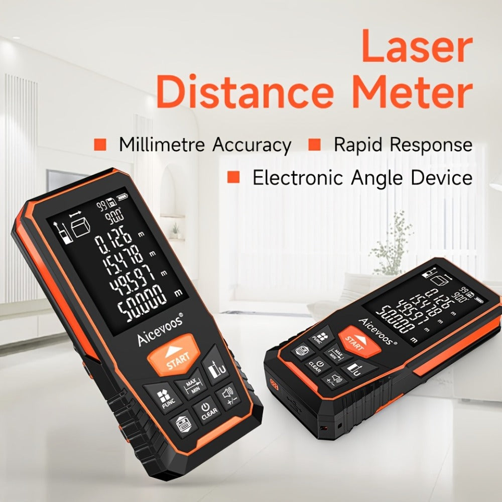 Digital Laser Rangefinder 50M 70M 100M 120M Laser Distance Meter Tape Measure Range Finder for Construction DIY Outdoor Contractor Gift - product image 10