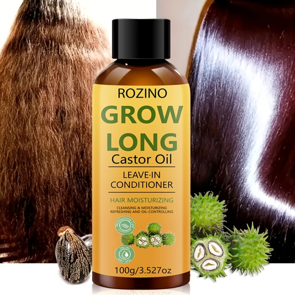 Deep Repair Castor Oil Hair Conditioner 100ml Thickening Scalp Treatment — Strengthens Roots Removes Dandruff Controls Oil & Prevents Hair Loss for Dry Damaged Thinning Hair All Ha - product image 2