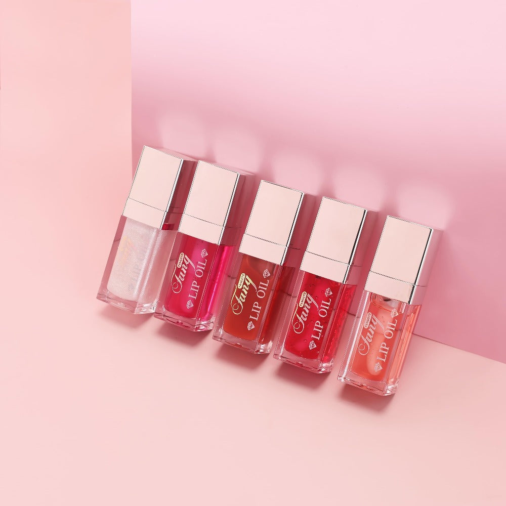 Glossy Lip Oil Set 4 Pack Moisturizing Plumping Transparent Volumizing Lip Treatment Non-Sticky Long-Lasting Lip Gloss Oil for Soft Hydrated Fuller Lips Women Girls - product image 7