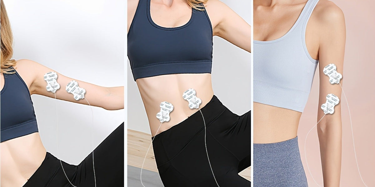 TENS EMS Electrode Pads 35mm Snap Reusable Replacement Pads Highly Conductive Latex Free Non-Irritating Gel for TENS EMS Muscle Stimulator Units 10 20 40 80 Pcs Options - product image 19