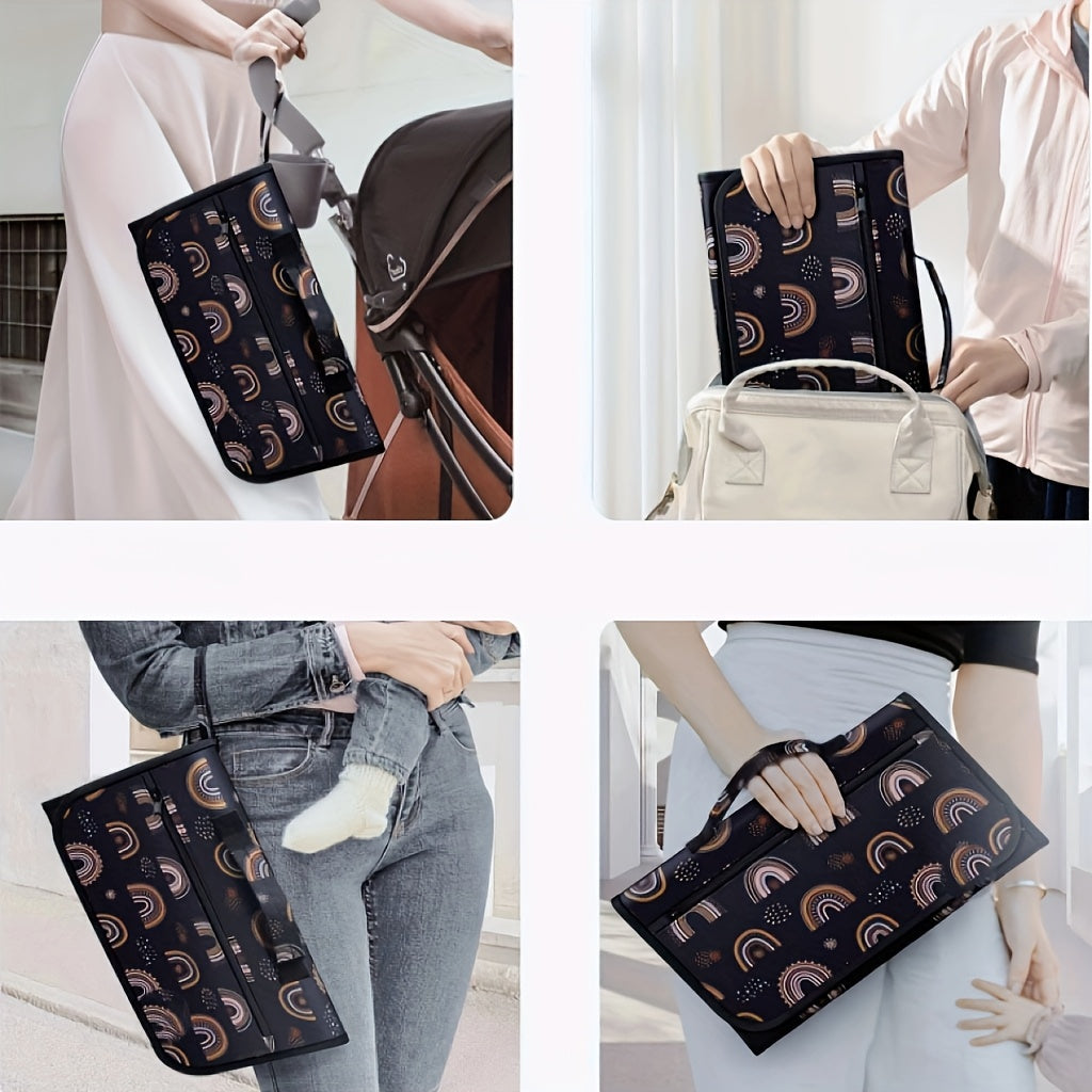 Portable Changing Mat Perfect for Changing Bags Or Changing Tables, One-handed Changing Mat, Travel Changing Mat, Perfect As A Shower Gift, Essential, Unisex - product image 17
