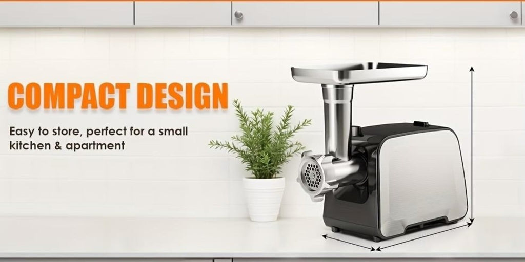 Heavy Duty Electric Meat Grinder & Sausage Stuffer – Stainless Steel with 2 Blades, 2 Cutting Plates, Sausage Tube & Kubbe Kit for Home Butcher & Meal Prep - product image 9