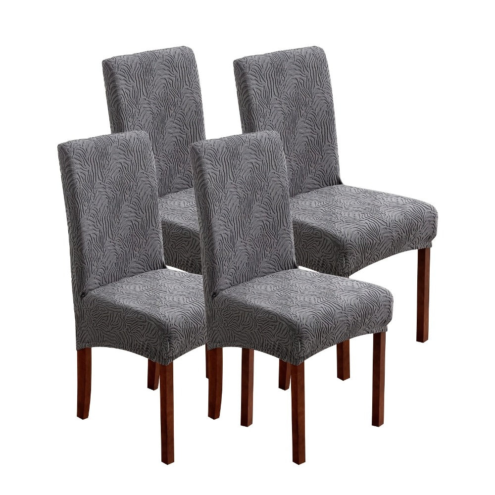 Dining Chair Covers Stretch Jacquard Slipcovers Removable Washable Chair Protector for Kitchen Hotel Restaurant Set of 4 or 6 - product image 10