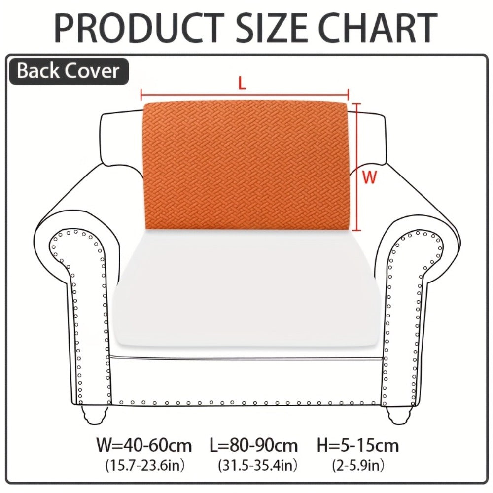 Jacquard Stretch Sofa Cover Non-Slip | Elastic Wear-Resistant Couch Slipcover, Polyester Jacquard Fabric, 1 to 4 Seat Sectional L-Shape, Armrest Backrest, Machine Washable - product image 32