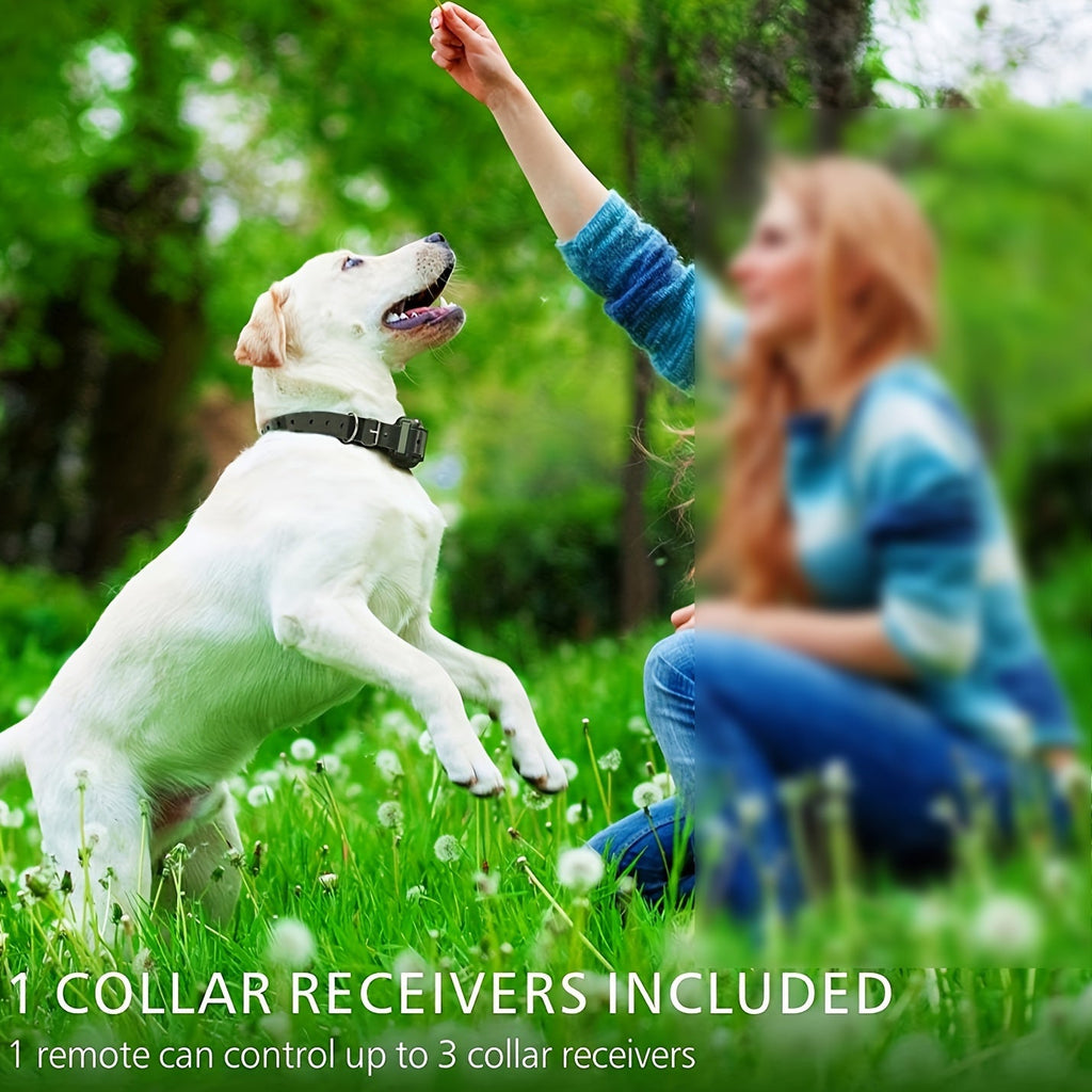 Remote Dog Training Collar with 3 Modes – Vibration, Sound & Static, Adjustable Nylon Strap, Rechargeable E-Collar for Small Medium Large Dogs – Safe - product image 3