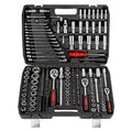 Impact Socket Set 53/54/194/518PCS – 3/8" Drive CR-V Steel | Metric 8-22mm & Imperial 5/16"-3/4" | Complete Socket Kit for Car Repair, DIY & Mechanics | Best Gift for Men - product image 16