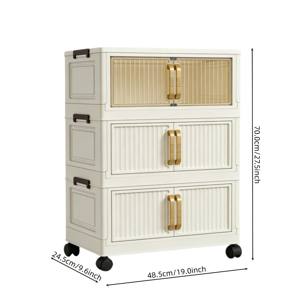 Shoe Cabinet Entryway Organizer – Multi-Functional Foldable Storage Cabinet 3/5 Tier Large Capacity | Space-Saving Closet Organizer for Entrance, Corridor, Bedroom & Living Room |  - product image 6