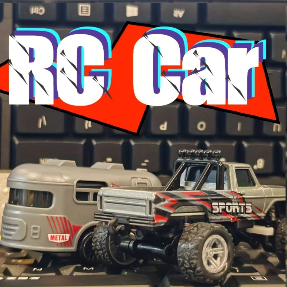 RC Off-Road Car with Alloy Body & Shock-Absorbing Chassis – Christmas Birthday Gift for Kids Teens – Remote Control Car for Boys Indoor Outdoor Racing Metal - product image 5