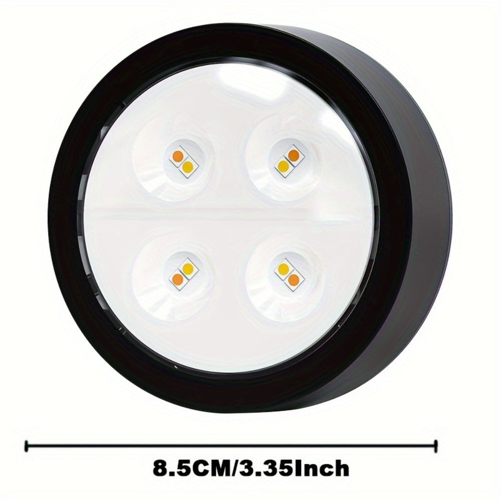 Battery Operated Picture Lights 3-Pack, Magnetic Painting Light with Remote & Timer, 3 Lighting Modes Dimmable Wireless Wall Puck Lights for Art Frames Portraits – Black - product image 8