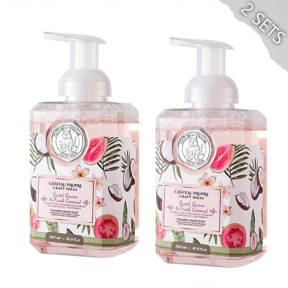 Foaming Hand Soap 500ml Moisturizing Gentle Foam Soap 8 Scents Vanilla Coconut Citrus Floral Fruity Deeply Hydrating Soft Hands All Skin Types Bathroom Kitchen Bedroom Office 1PC 2 - product image 14