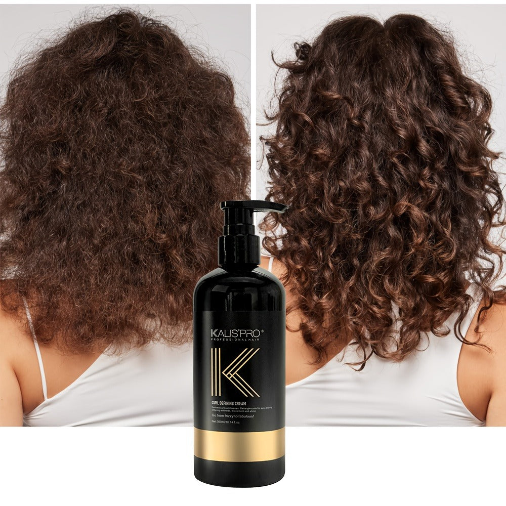 Curl Defining Cream 300ml for Curly Wavy Coily Hair – Frizz Control, Moisturizing, Long-Lasting Hold, Antistatic Scalp-Safe Hair Styling Cream for Women and Men - product image 8