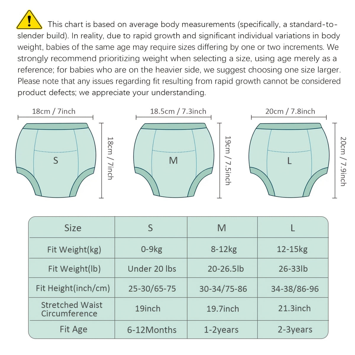 6 Pack Baby Training Briefs Soft Toddler Briefs Toilet Training Briefs Soft Breathable Briefs For Boys and Girls - product image 2