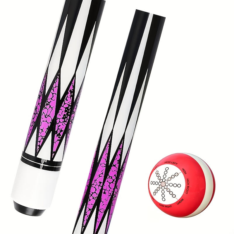 Pool Cue Stick 58 Inch | 13mm Laminated Tip, North American Maple Shaft, Ergonomic Grip, Billiard Cue for American Pool & Rotation Billiards, Great Gift for Men