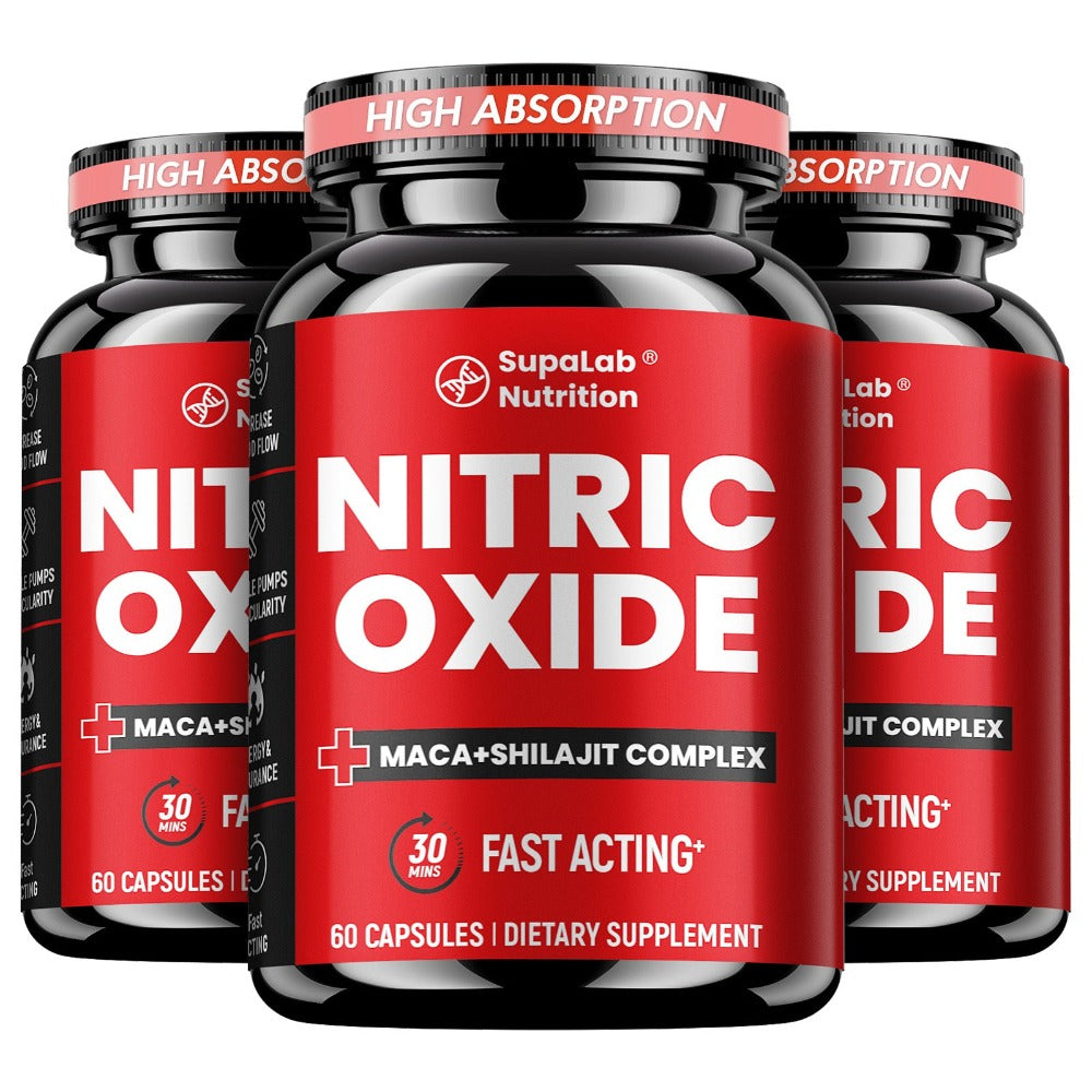 Nitric Oxide Supplement for Men with L-Arginine, L-Citrulline & Beetroot - Blood Flow, Energy & Focus Support - Men's Health Vitality Capsules - Buy 2 Get 1 Free Value Pack - product image 7