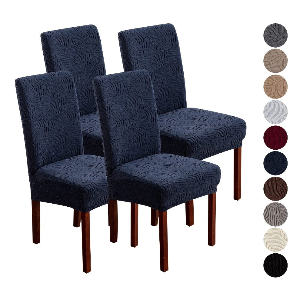 Dining Chair Covers Stretch Jacquard Slipcovers Removable Washable Chair Protector for Kitchen Hotel Restaurant Set of 4 or 6 - product image 14