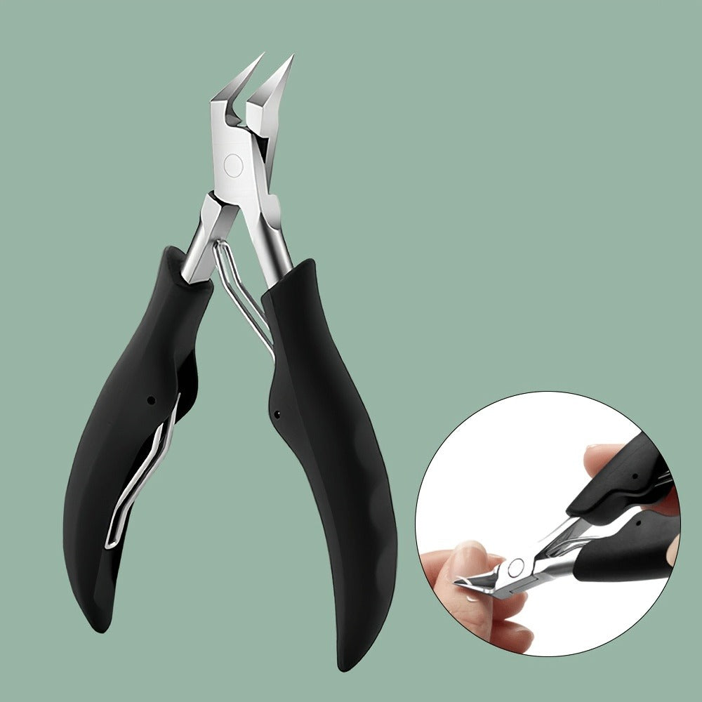 Toenail Clippers Set 7pcs Heavy Duty Wide Jaw — Professional Stainless Steel Pedicure Kit for Thick & Ingrown Toenails, Ergonomic Foot Care Tools for Men Seniors Adults Home Use - product image 3