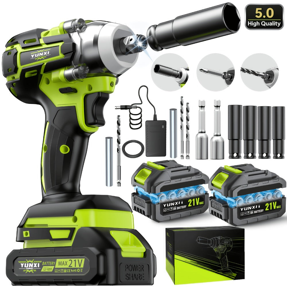 Cordless Impact Wrench Brushless Motor 3-in-1 High Torque – Rechargeable Battery, Lightweight Design, Variable Speed, for Car Repair, Auto Mechanic, Construction, Workshop & Househ - product image 11