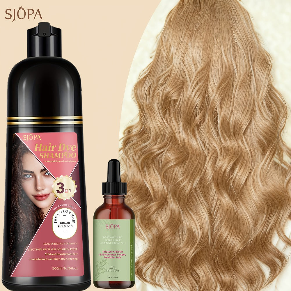 Hair Color Dyeing Shampoo 3-in-1 with Plant Squalane & Glycerin — Colors, Conditions & Cleanses in One Wash | No Developer Needed | 10 Shades | Easy At-Home Hair Coloring for Women - product image 15