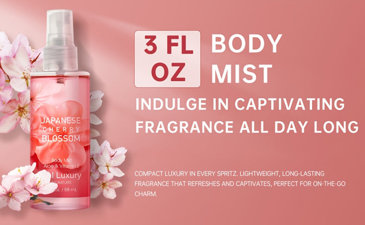 Bath Body Care Gift Set Shower Gel Body Lotion Body Mist Aloe Vera Vitamin E Glycerin Deep Moisturizing Fragrance Set for Women Cherry Blossom Lavender Vanilla Coconut All Skin Typ - product image 19