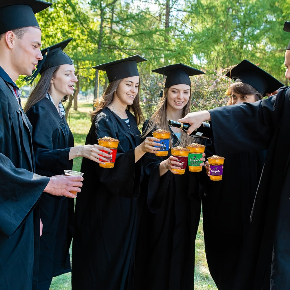 2026 Graduation Party Cups in Black Red Blue Green Purple Maroon for Graduation Ceremony, Reception, Celebration & School Color Party Drinkware Bulk - product image 11