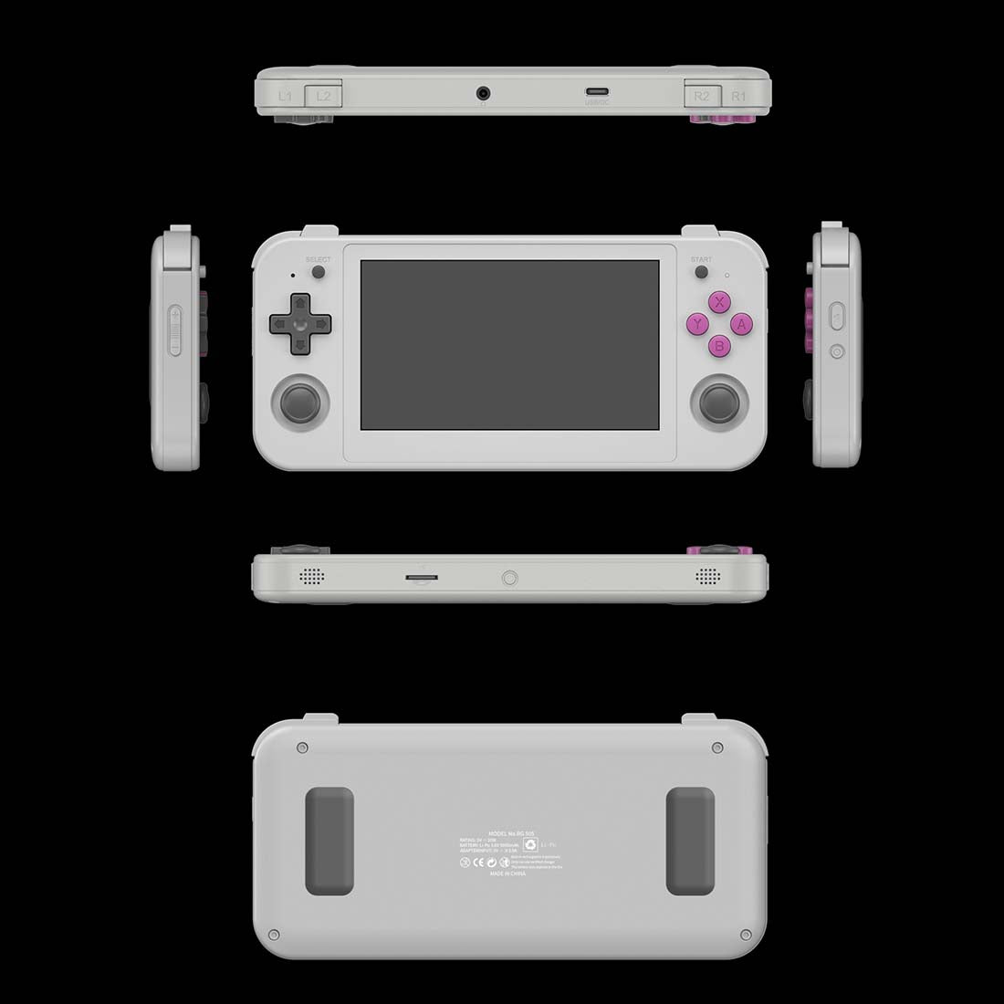 Anbernic RG505 Handheld Game Console Android 12 OLED 4.95-Inch Retro Emulator 5000mAh Hall Effect Joystick Wi-Fi Bluetooth for Home Ambiance & Task Lighting