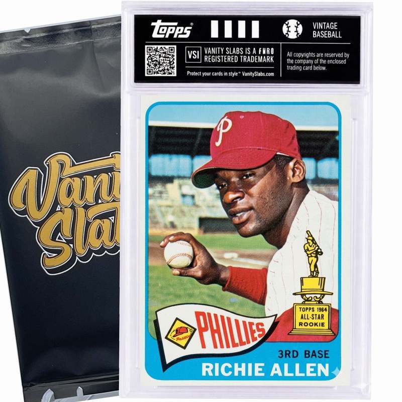 Vintage Baseball Card Mystery Slab 1965 Topps | 598-Card Set Chase | 1 Random Authentic Card Encased in Vanity Slab | Mickey Mantle, Willie Mays & Hall of - product image 4
