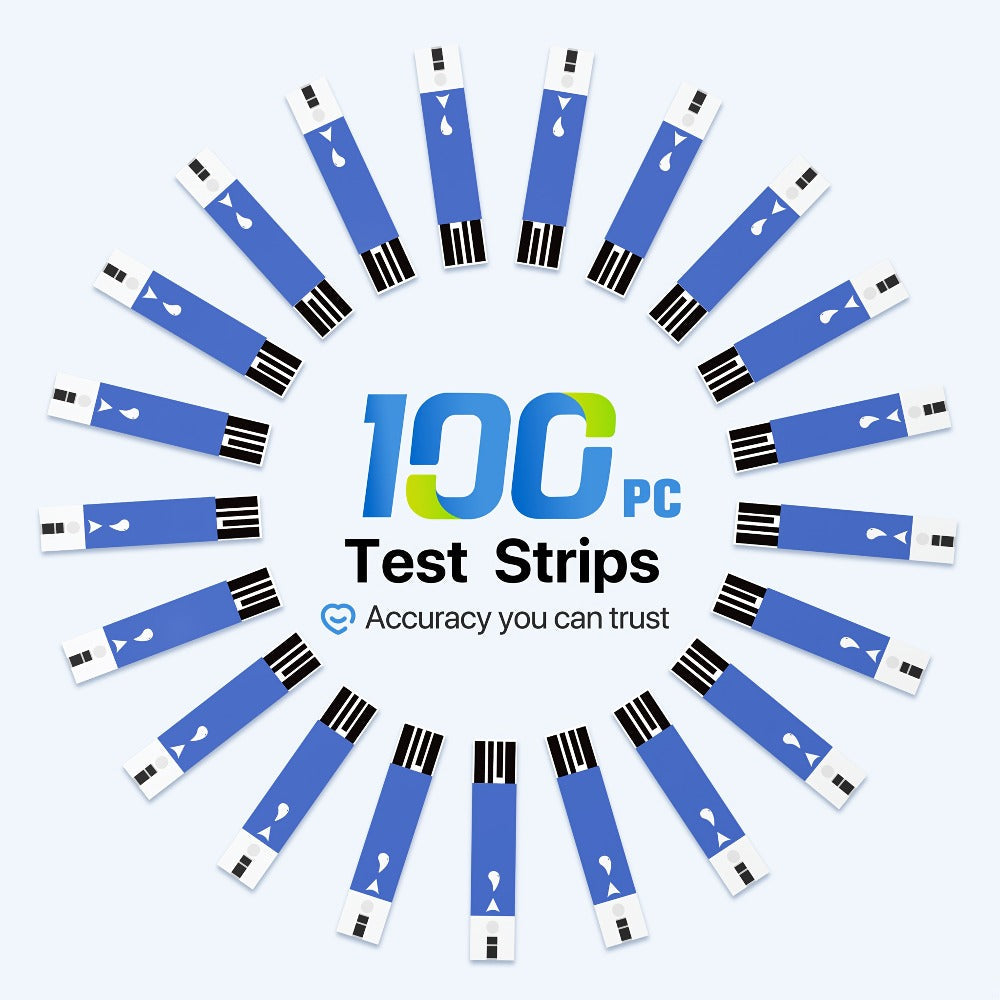 Diabetes Test Strips 100 Count – Compatible with G-425-1, G-425-2, G-425-3 Blood Glucose Monitors - product image 3