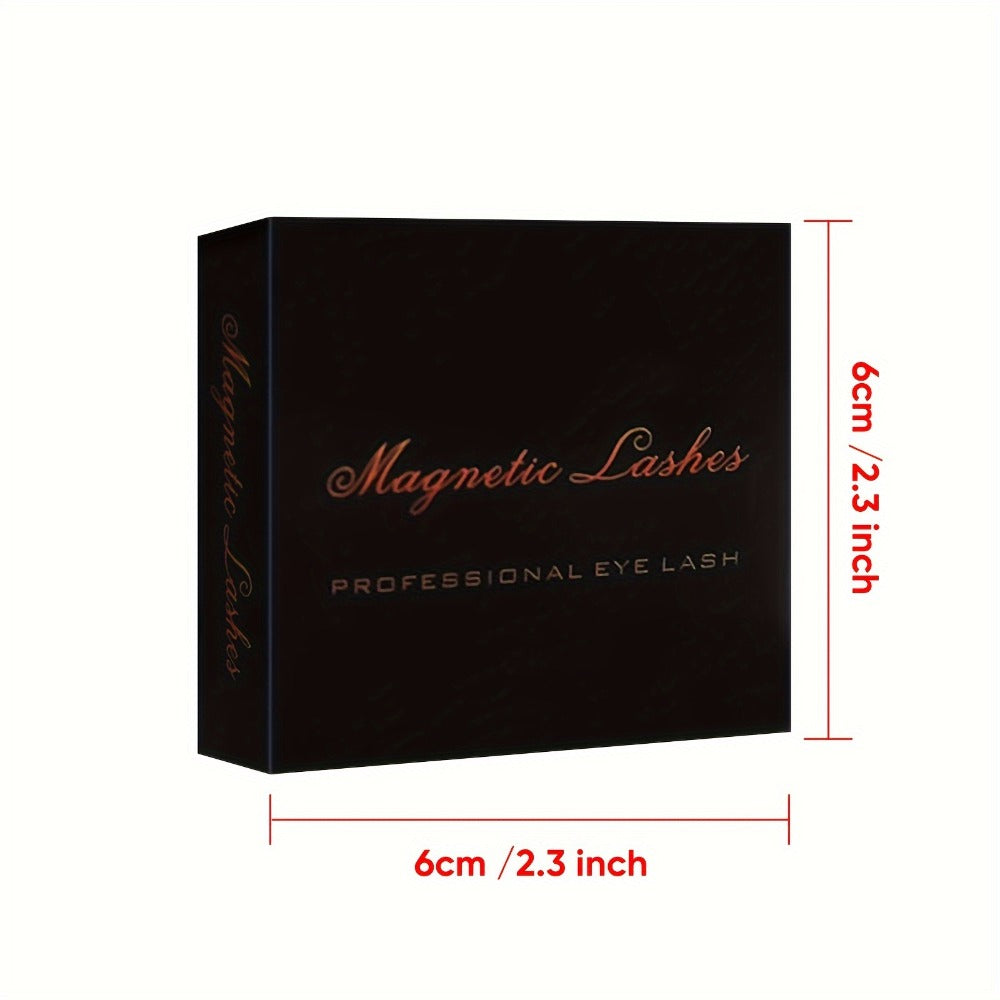 8 Pairs Magnetic Lash Kit with Applicator Clips — 3D Double Magnetic False Eyelashes Set, Waterproof No Glue Reusable Natural Look Lashes for Women Daily Wear & Special Occasions - product image 4