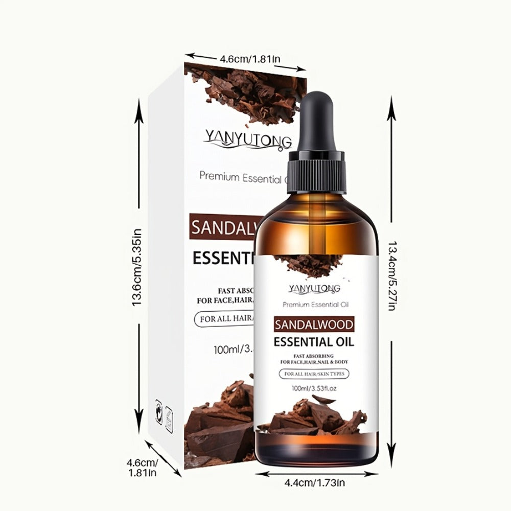 Sandalwood Essential Oil for Hair & Skin Care 30ml / 100ml / Twin Pack — Moisturizing Aromatherapy Oil for Massage, Diffuser & Shower, All Skin & Hair Types - product image 6