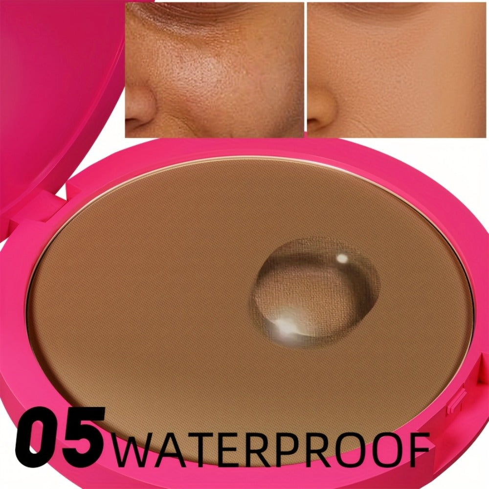 Waterproof Powder Foundation Matte Full Coverage Non-Cakey Formula 0.31oz Compact - Long-Lasting Shine Control for All Skin Types Light to Medium Tone, Everyday Office Outdoor Trav - product image 9
