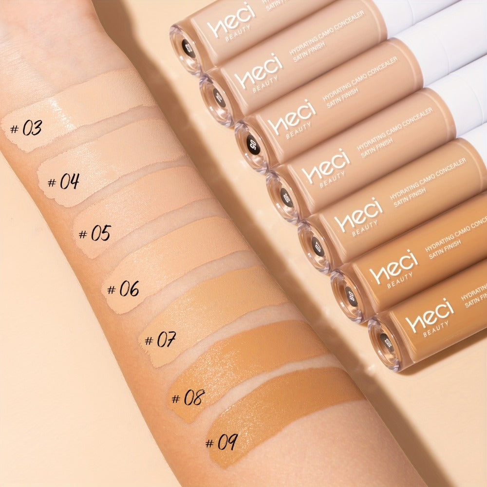 Liquid Concealer and Contour Stick Set 2 Pcs Buildable Coverage Hydrating Pore Minimizing Long-Lasting for Blemishes Dark Circles All Skin Types Flawless Finish - product image 16