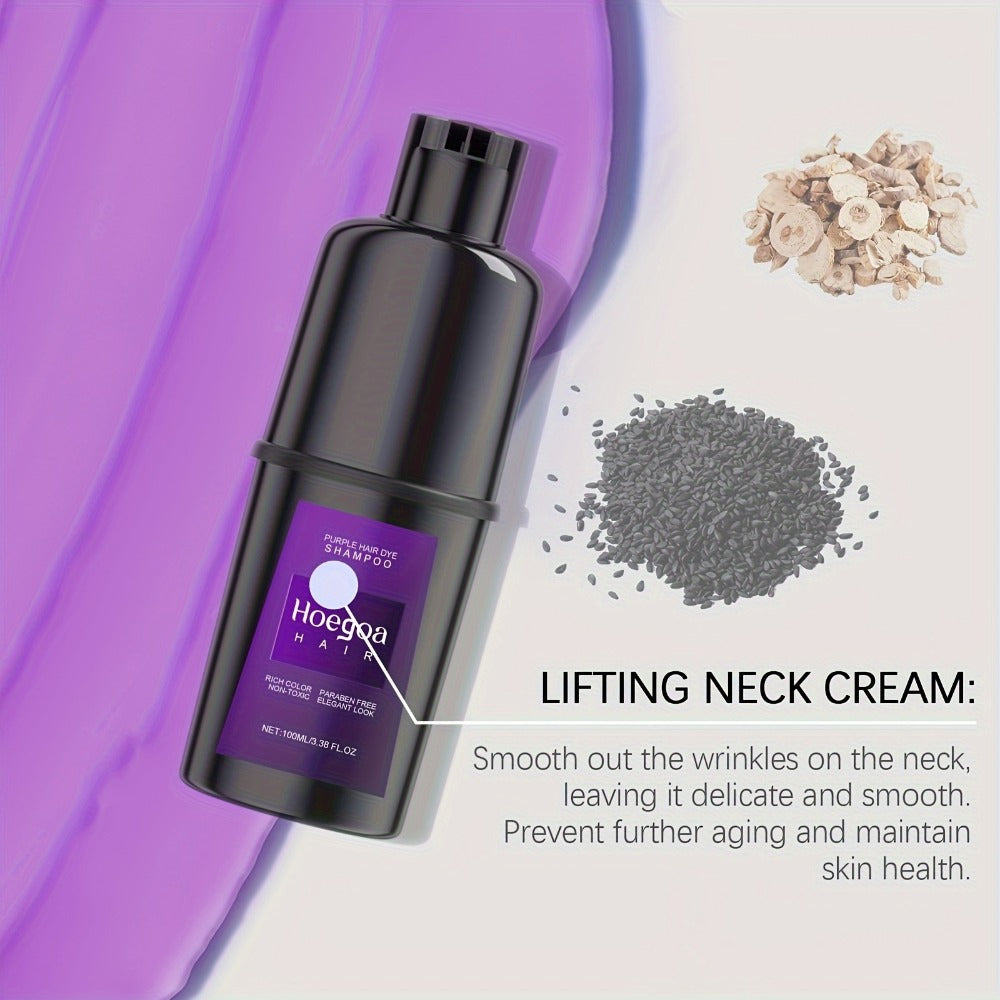 3-in-1 Hair Dye Shampoo Conditioner Color Foam No-Damage Herbal Formula Moisturizing High Shine Easy Apply for All Hair Types Purple Black Red Brown - product image 14