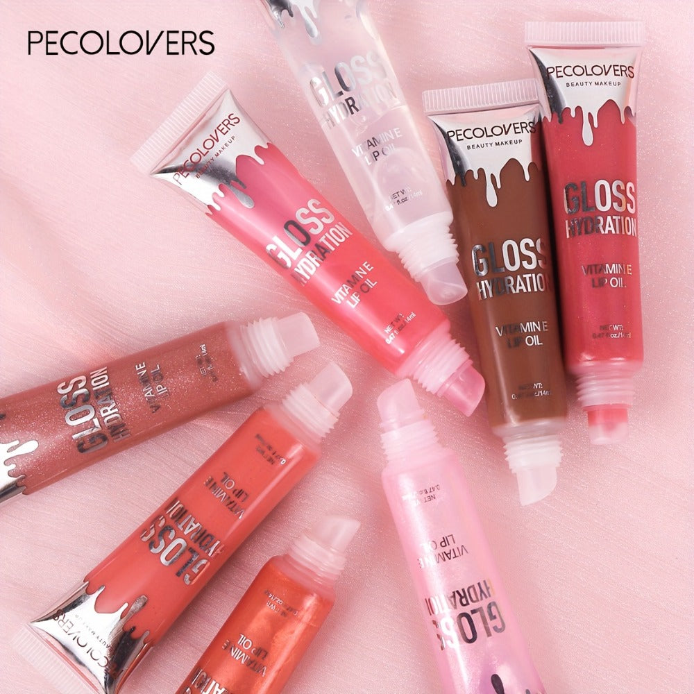 Pearlescent Glitter Lip Gloss Set 8 Pieces with Moisturizing Lip Oil Formula — High Shine Long-Lasting Non-Sticky Multi-Shade Collection for Women Everyday Wear & Glam Looks Gift - product image 4