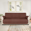 Sofa Slipcover 5-Layer Quilted Thick Sofa Cover Protector Elastic Strap Non-Slip Washable Pet Friendly Universal Fit 3 4 Seater Couch Cover for Living Room - 10 Colors - product image 29