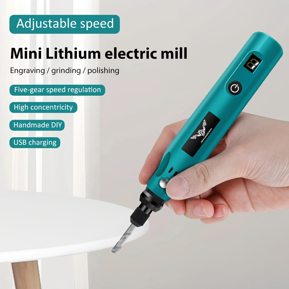 Electric Engraving Pen Kit 25/39PCS - Rechargeable Rotary Tool Set with Adjustable Speed for Engraving, Sanding, Polishing, Drilling & Etching - Portable Multifunctional Power Tool - product image 7