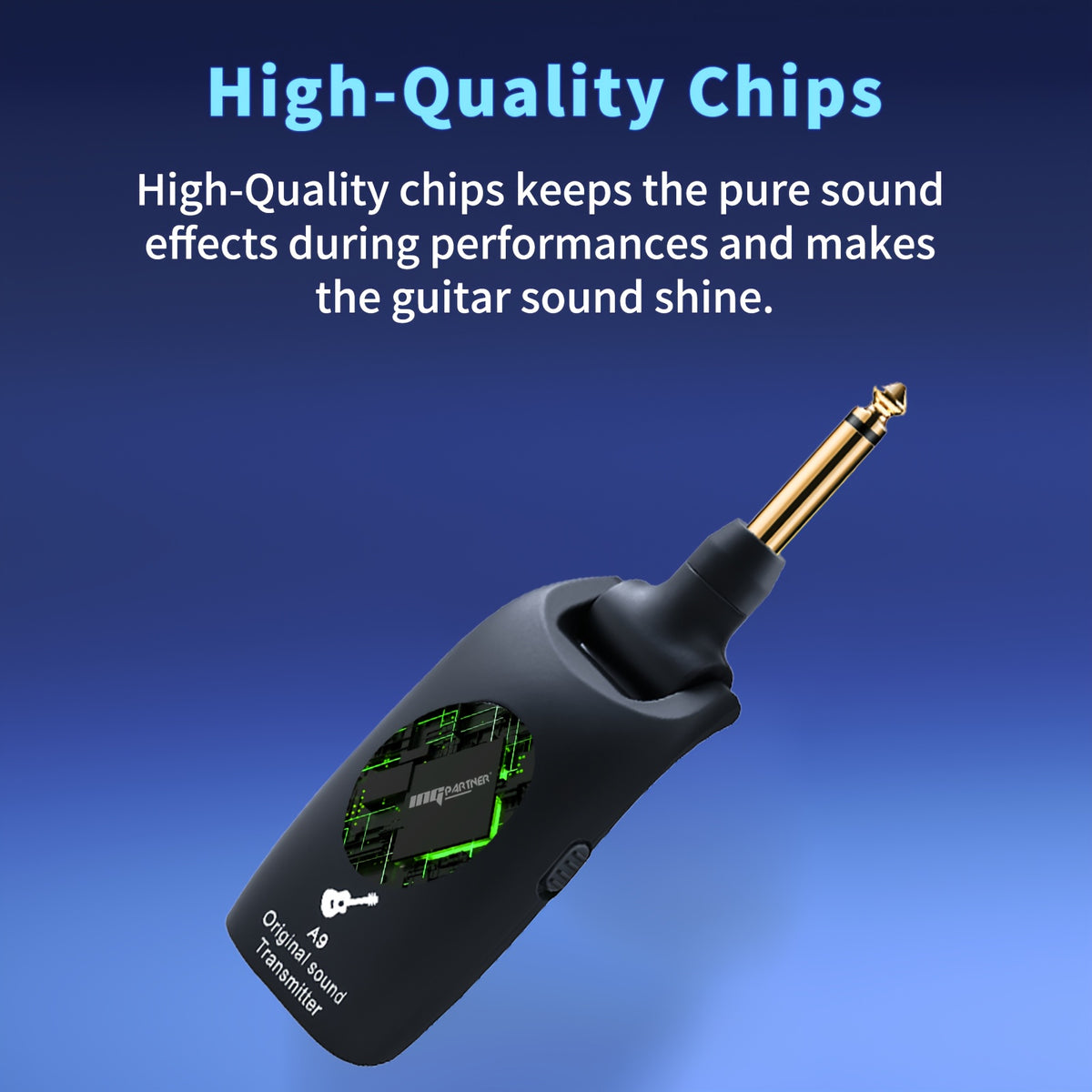 Wireless Guitar System 2.4GHz Built-in Rechargeable Lithium Battery 270°Rotatable Audio Wireless Transmitter Receiver for Acoustic Guitar Bass Violin Keyboard - product image 18