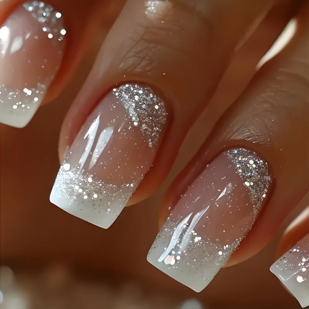 Extendable Press On Nails 72 Pieces 3 Boxes Classic Elegant Glossy Full Cover Detachable False Nails for Women Girls Easy Apply Nail Accessories Kit for Daily Wear Office Date Nigh - product image 3