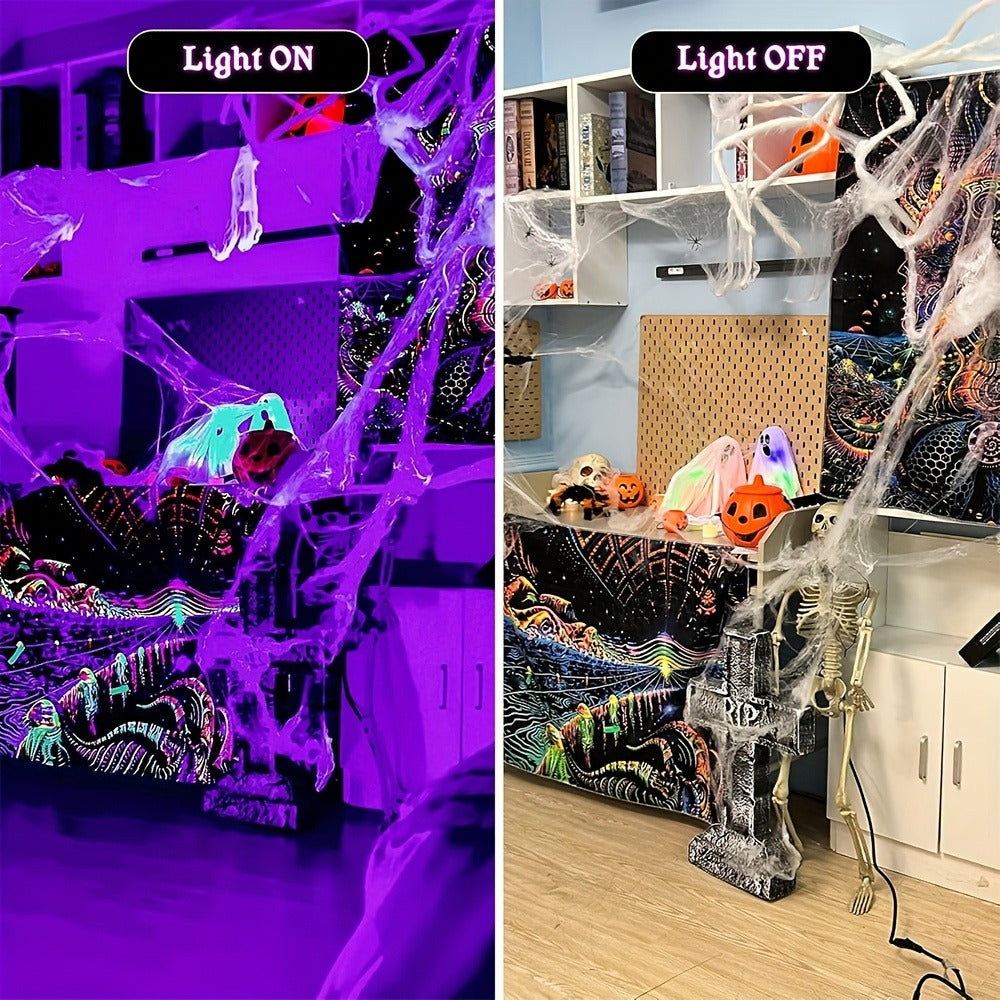 LED UV Blacklight USB Powered Mini Spotlight – Glow Party, Tapestry & UV Reactive Decoration with On/Off Switch - product image 2