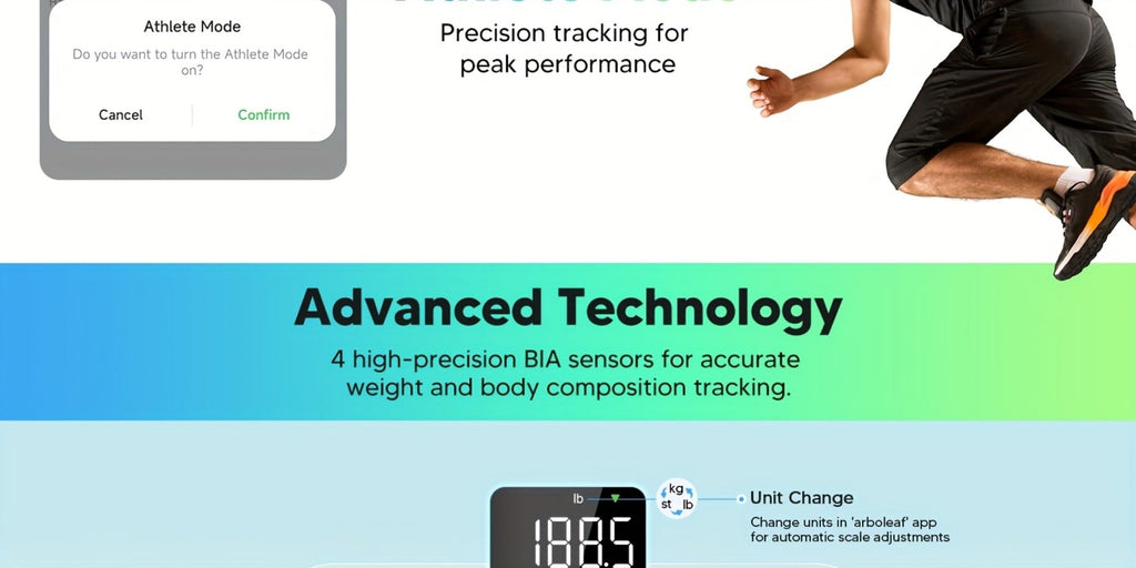 Smart Body Scale 14-in-1 – Body Fat Scale with BMI, Muscle Mass & 14 Health Metrics, Wireless Bluetooth App Sync, Auto Recognition, 500 lb Capacity, HD LED Display for Home & Gym U - product image 17