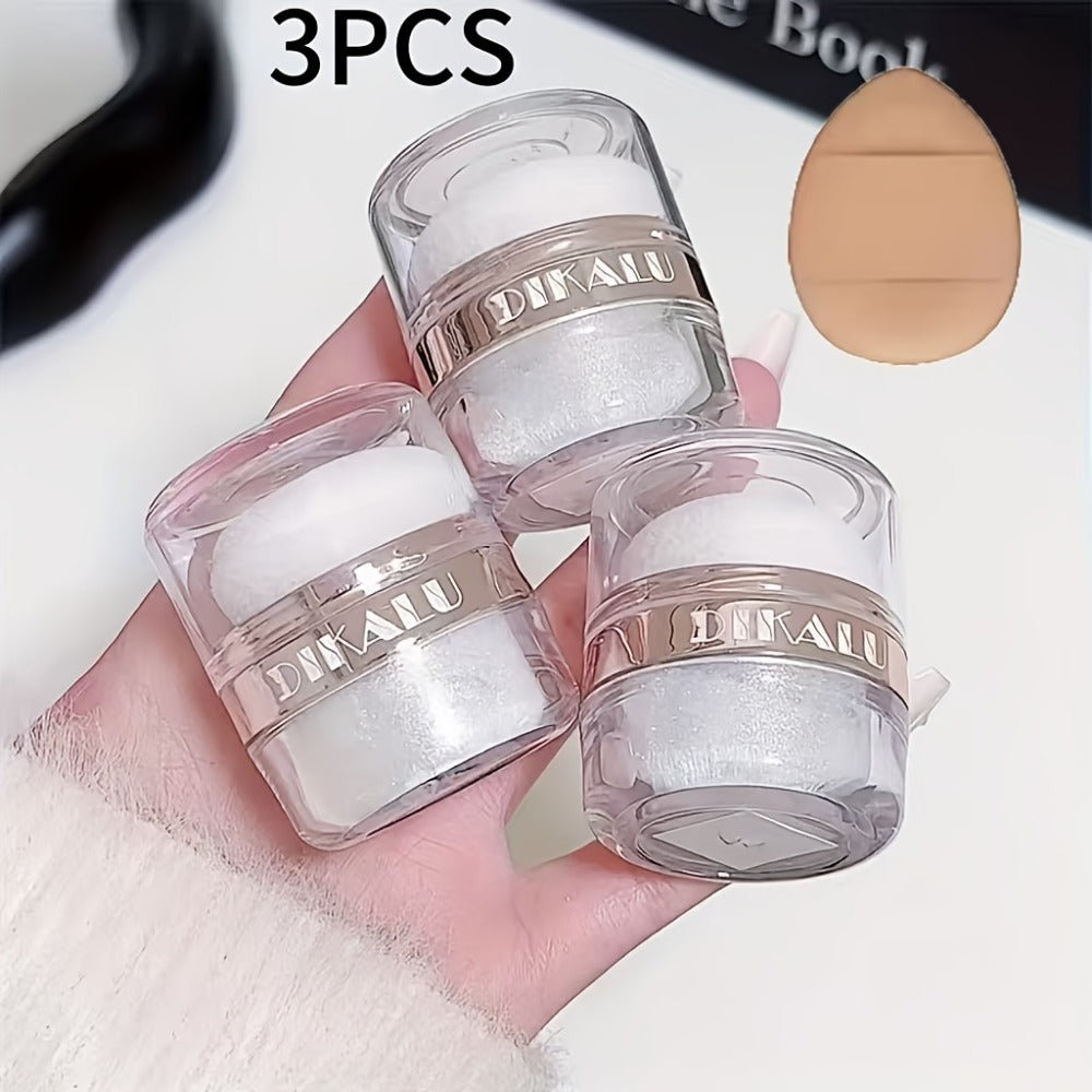 Glitter Highlighter Powder Set 3pcs Shimmer for Face & Body - Radiant Sparkle Fairy Glow Buildable Medium Coverage, Bridal Wedding Festival Party Makeup Gift for Women - product image 3