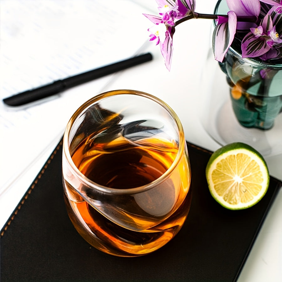 Two-Pack/Four-Pack/Six-Pack, Creative Japanese Cocktail Glasses For Home Use Water Cup Tea Glass Beer Mug Twist Glass Whiskey Tumbler - product image 6