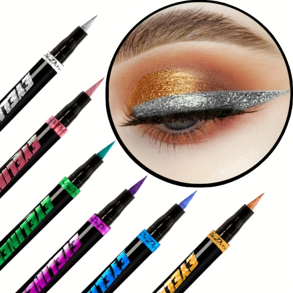 Eyeliner Pencil Set Waterproof 6 Colors Smudg1e Proof Long Lasting Colored Eye Liner for Women Pigmented Gel Eyeliner Pencils Makeup Kit Holiday Gift - product image 15