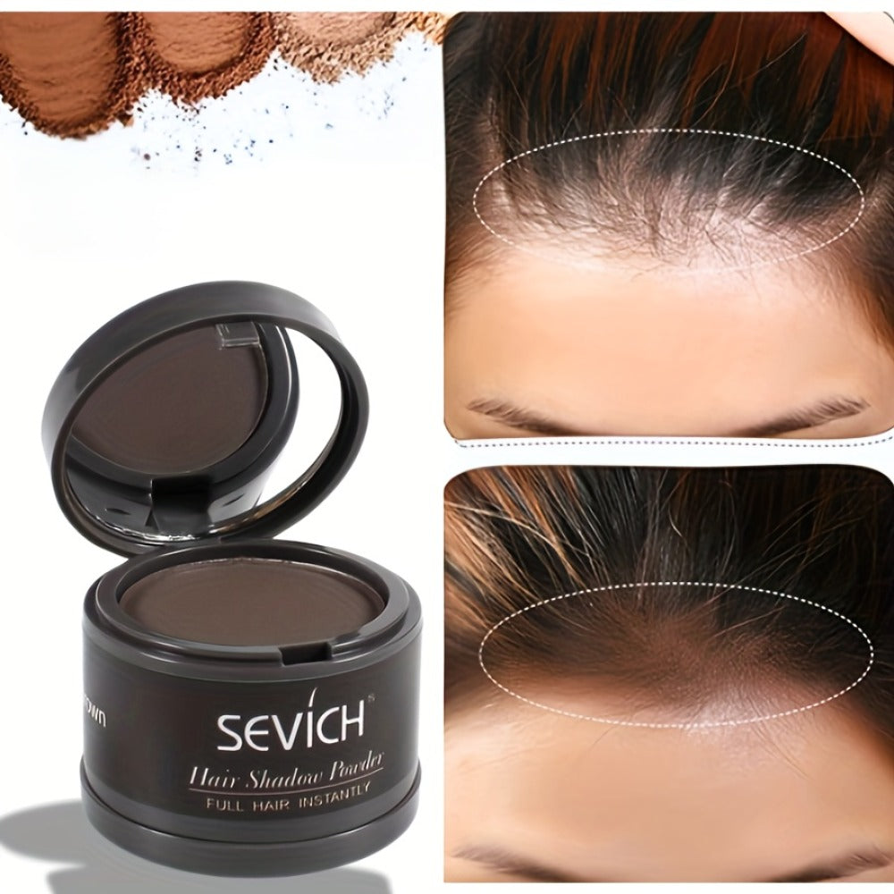 Thinning Hair Root Coverage Powder with Brush — Instant Hairline Concealer Natural Shadow Effect, Voluminous Lift Lightweight Sensitive Scalp Safe Formula, 8 Shades for Men & Women - product image 24
