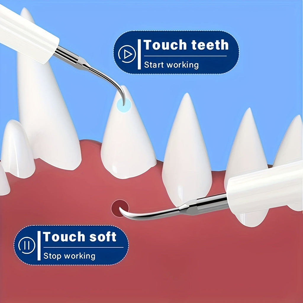 USB Rechargeable Cat & Dog Teeth Cleaner, 4 Cleaning Heads & 5 Modes, Removes Stains & Tartar for Cats and Dogs – Electric Pet Dental Cleaning Kit - product image 4