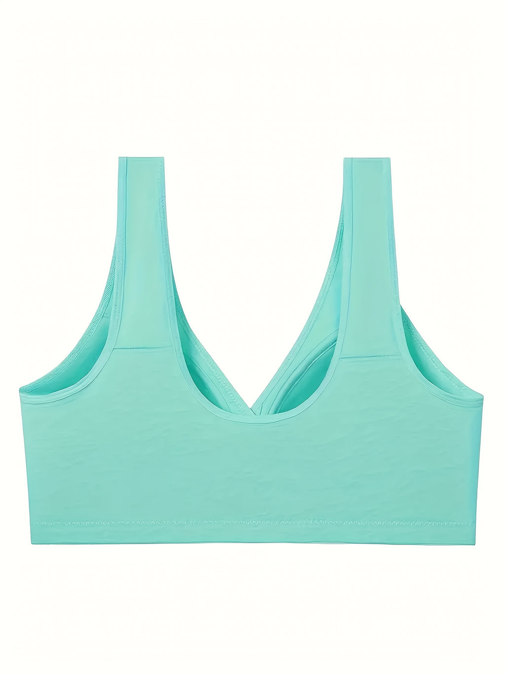 3pcs Plus Size Printed Front-Closure Bra Set Elegant Full-Cup Wire-Free Comfort Bras Women's Lingerie & Underwear Sets Everyday Bras Fashion Underwear - product image 9