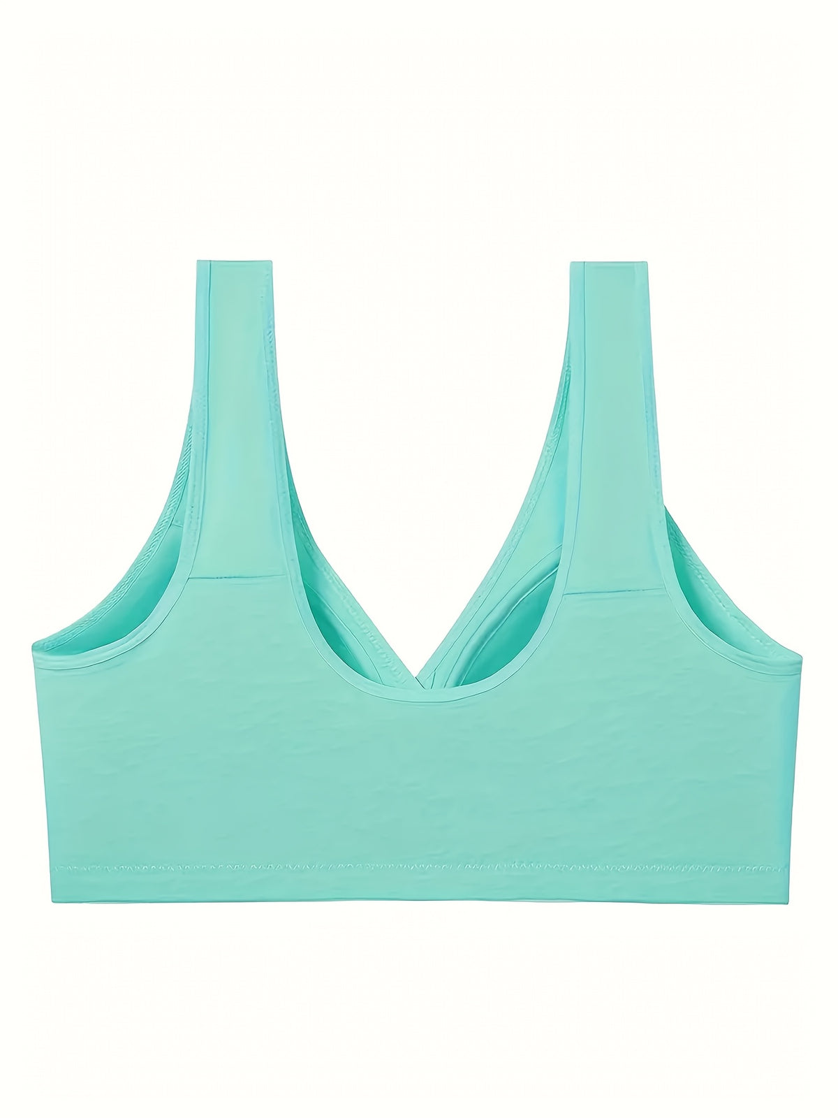 3pcs Plus Size Printed Front-Closure Bra Set Elegant Full-Cup Wire-Free Comfort Bras Women's Lingerie & Underwear Sets Everyday Bras Fashion Underwear - product image 9