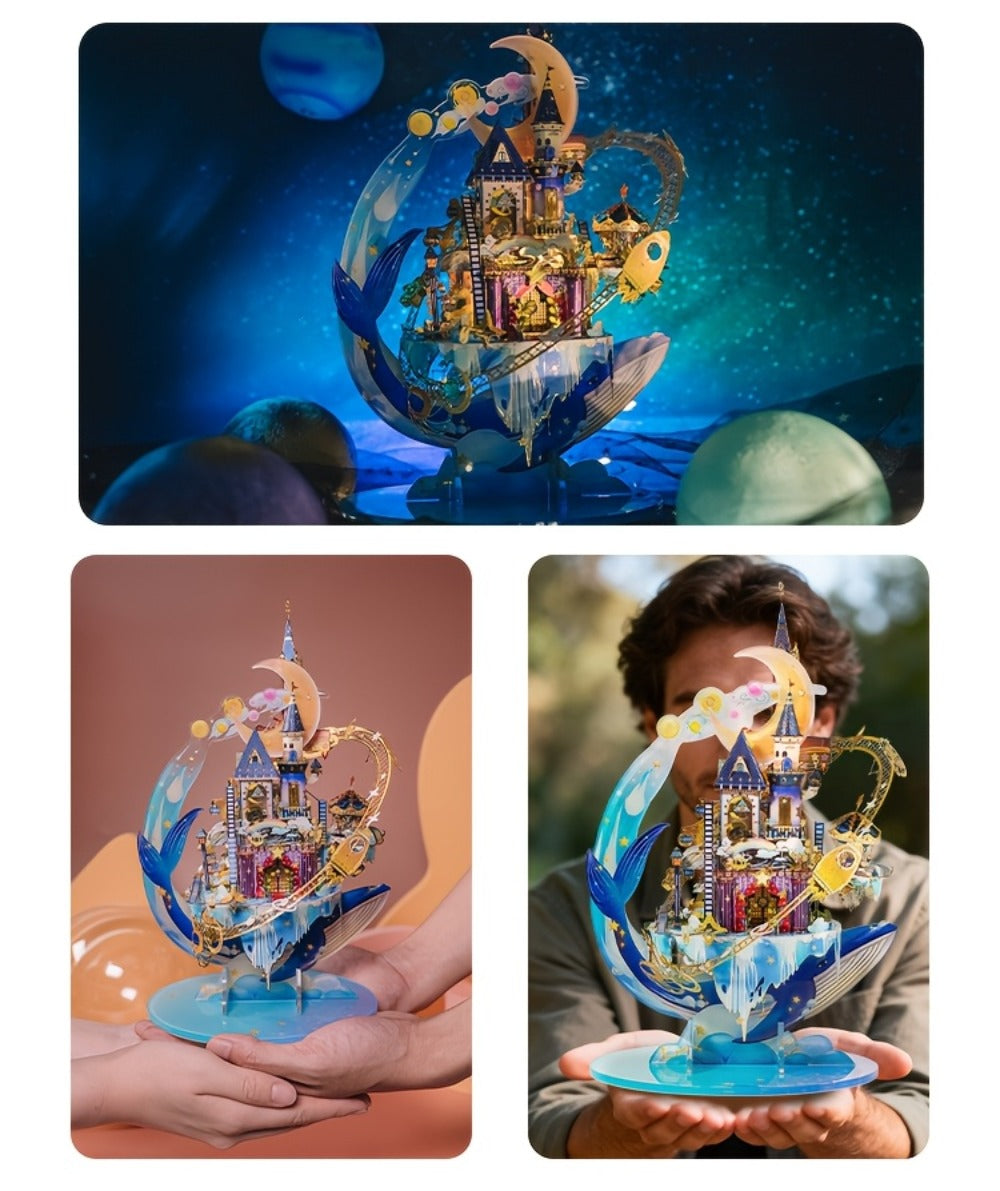 3D Metal Model Kit MU Star Playground | Handcrafted Garden Scene DIY Puzzle for Teens & Adults Ages 14+, Unique Birthday Christmas Valentine's Day Gift for - product image 12