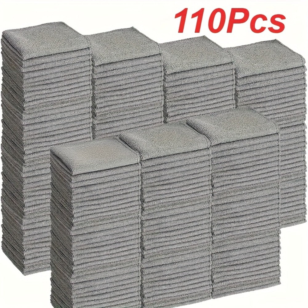 Microfiber Cleaning Cloths 110 Pack – Bulk Household Car Towels, Absorbent Non-Shedding Lint-Free Rags for Kitchen, Auto, Home Deep Cleaning - product image 7